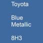 Preview: Toyota, Blue Metallic, 8H3.